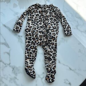 Posh Peanut Lana Leopard Footie